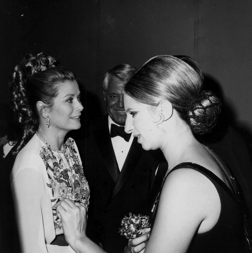 Grace Kelly Cary Grant and Barbra Streisand at a party Photo Print (24 ...