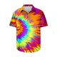 thumbnail image 3 of Camisas de Manga Larga para Hombres Blusa Cómoda de Cuello de Impresión, Camisa Casual de Poliéster para Uso Diario, de Fiesta Y de Primavera de Verano, 3 of 5