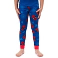 thumbnail image 3 of Marvel Spider-Man Pajamas Boy's Snug Fit Short Sleeve Shirt and Pant Set, 3 of 5