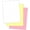 Pink/Yallow, variant on "Plain" Collated Color Paper Not Carbonless for Laser and Ink Jet Printers 4 Part, Pack