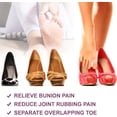 thumbnail image 5 of Bunion Cushion Protector, 10 Packs of Bunion Corrector Pads with Separator for Big Toe, Gel Shield for Foot Pain Relief, Calluses, Corns, 5 of 7
