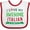White and Red, variant on Inktastic Italy Love My Awesome Italian Family Boys or Girls Baby Bib
