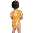 thumbnail image 3 of Xecao Flying Ducks Pattern Baby Climbing Bodysuit Short Sleeve Onesie Unisex 0-12 Months Baby Shirt Newborn Outfits Crotch snap design-2 Years, 3 of 6