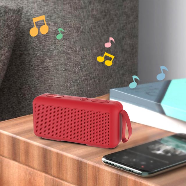 LSLJS Enceinte Bluetooth Portable, Bluetooth 5.0, Appairage Stéréo Sans Fil, Enceinte pour Maison, Extérieur, Voyage, Enceintes Bluetooth