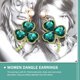 thumbnail image 3 of unbranded 1 Par Aretes Colgantes Para Mujer Con Multicolor, 3 of 8
