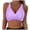 Purple, variant on Women's Bikini Swimsuit Push-Up Padded Cross Back Halter Top High Cut Bathing Suit for Beach Vacation Pool, Green XXL