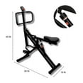 thumbnail image 2 of Total Body Fitness Experience: Total Crunch Power Rider - Home Gym Workout Machine for Cardio, Core, and Glutes with Abdominal and Squat Exercise Benefits, 2 of 3