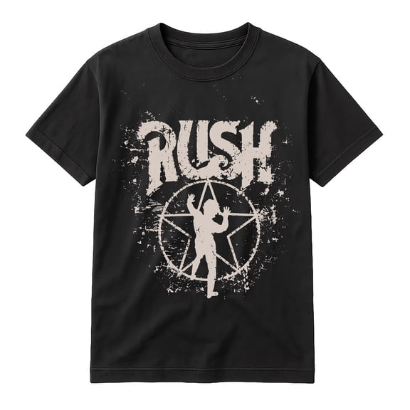 Rush 1980 T-Shirt, Classic Rock Band Graphic Tee, Vintage Music Shirt, Rock Fan Gift