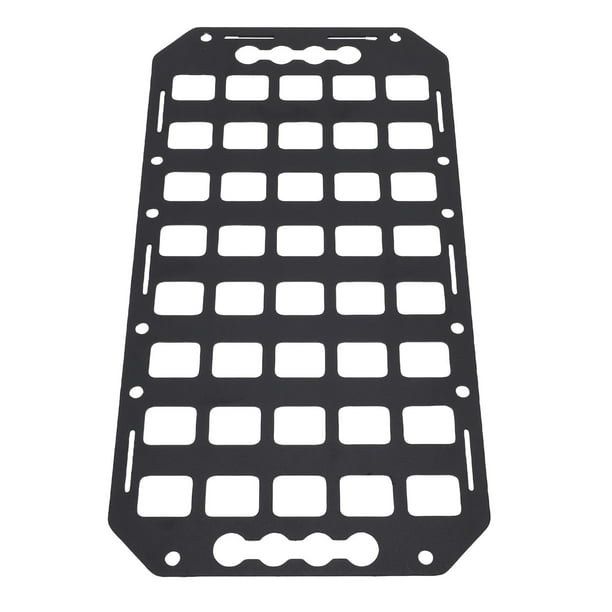 Panel Molle Para Caja De Camión, Organizador De Panel Molle Con Riel En L, Alta Dureza, Finamente Procesado, Versátil, 16,61x8,86x0,08 Pulgadas Para Automóviles, SUV,