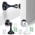 thumbnail image 2 of Deago Magnetic Door Stoppers 2 Pack, Stainless Steel Door Stops for Wall and Floor Mounting, Door Holder Keep Door Open, No Drilling Door Stop with Adhesive Tapes, 2 of 9