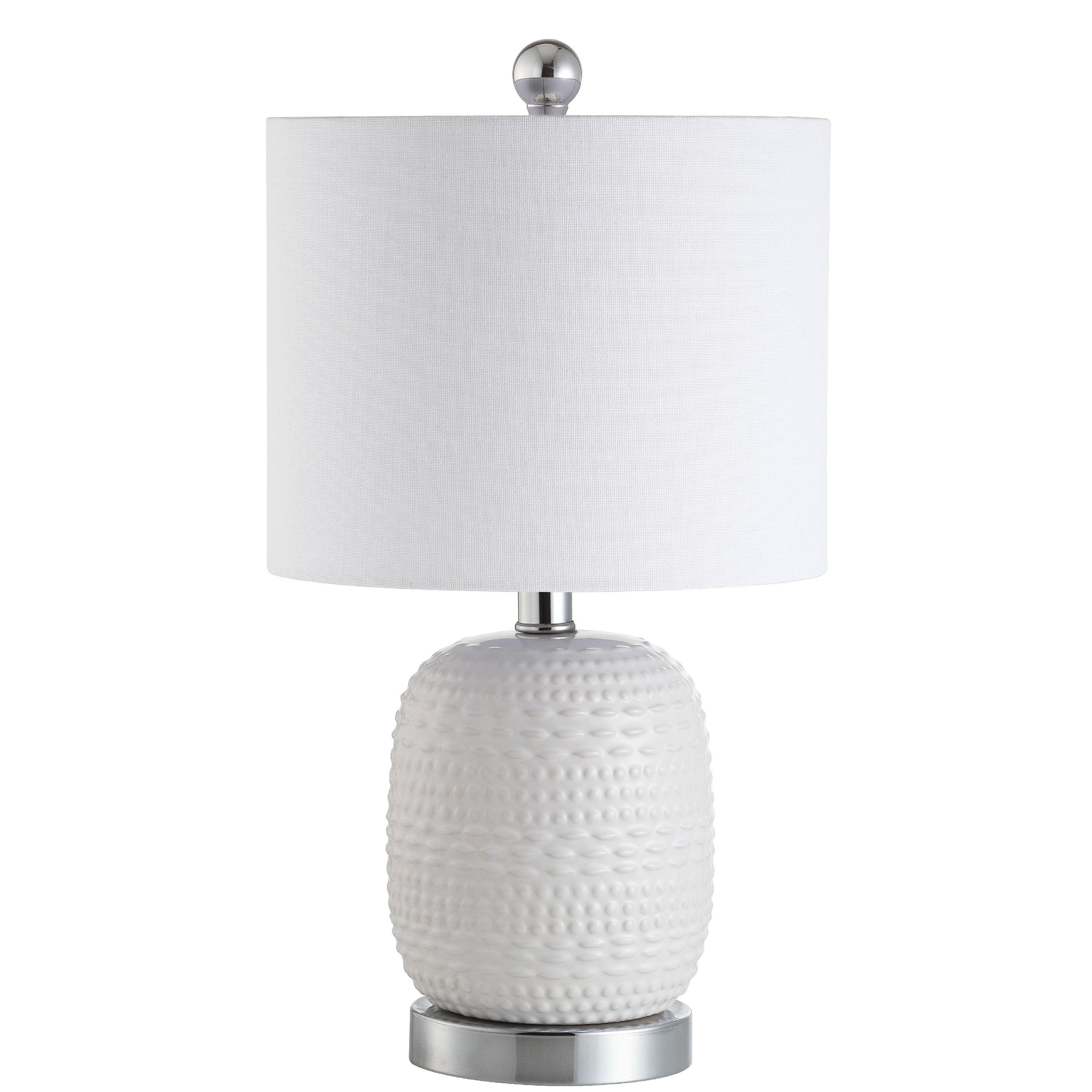 Safavieh Tucana Solid 19 in. H Table Lamp, White