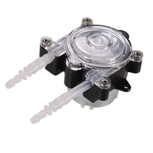 GROTHEN DC DIY Dosing Pump Mini Peristaltic Dosing Head Self-Priming Function Large 150ml/min for Aquarium Lab Chemical Analytical Water Liquid