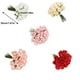 thumbnail image 3 of Ramos de novia de rosas falsas Moyic 20 cabezas para arreglos decoración de boda Fiesta en casa Rojo, 3 of 6