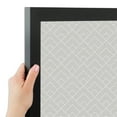 thumbnail image 4 of PinPix 18x14 Custom Cork Bulletin Board Peaks Modern Pattern Grey Poster Board Has a Fabric Style Canvas Finish, Framed in Peaks Modern Pattern Grey, by ArtToFrames (PinPix-1794), 4 of 6