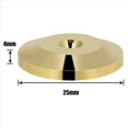 thumbnail image 4 of 20 Piezas Almohadillas de Picos de Cobre Puro para Altavoz Altavoz HiFi Caja Aislamiento Soporte de Piso Pies Base de Cono Almohadilla para Zapatos (), 4 of 8