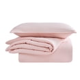 thumbnail image 4 of Sleep Zone 85gsm Cationic Microfiber Comforter Set, Luxury Ultra Soft All Season Bedding, Twin/Twin-XL Pink, 4 of 11