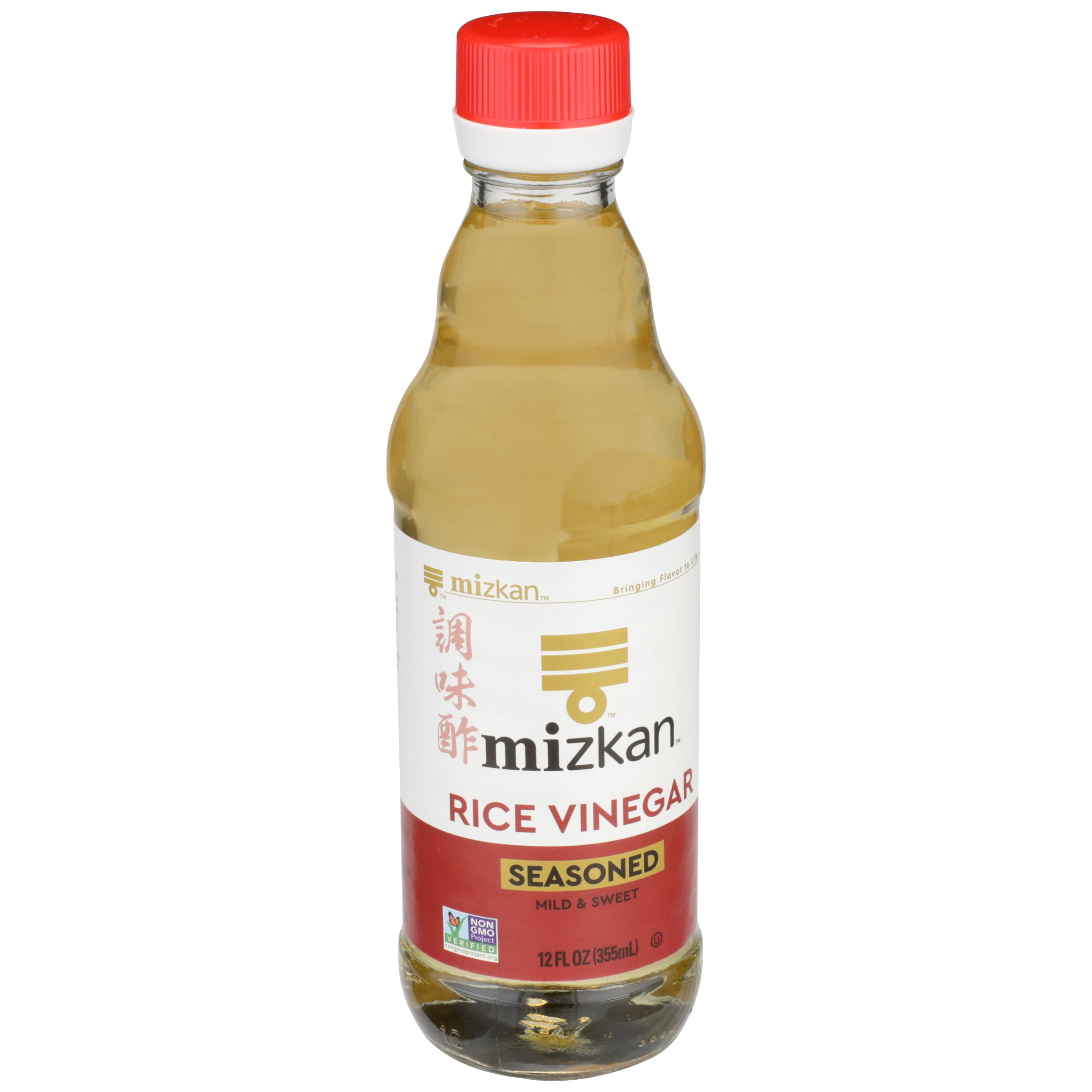 Pack of 6, Mizkan Mild & Sweet Rice Vinegar, 12 oz