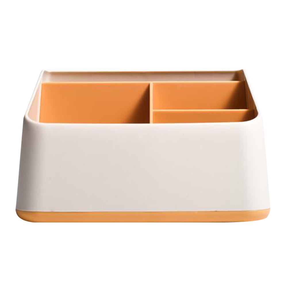 Toddmomy Office Desk Storage Organizer Desk Organizer Simple Design Yellow 1Pack