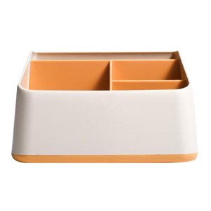 Toddmomy Office Desk Storage Organizer Desk Organizer Simple Design Yellow 1Pack