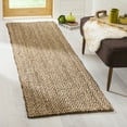thumbnail image 2 of SAFAVIEH Natural Fiber Doreen Geometric Jute Area Rug, Natural/Brown, 6' x 9', 2 of 8