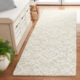 thumbnail image 3 of SAFAVIEH Blossom Cletus Damask Runner Rug, Grey/Ivory, 2'3" x 12', 3 of 9
