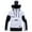 White, variant on MHFRRA Snow Suits for Women Men and Women with Color Contrast Warm Fashion Couple Ski Hooded and Double Ski Coat