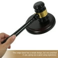 thumbnail image 3 of Auction Hammer Court Gavel Rustic Mallet Manual Judgment Lawyer Gifts Classroom Decore Judge Wooden, 3 of 6