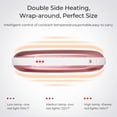 thumbnail image 4 of SkyGenius Rechargeable Hand Warmer 5200mAh Power Bank Electric Heater Pocket Warmer for Kids Adults, Rose Red, 4 of 7