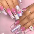 thumbnail image 4 of Hello Kitty-dijes de uñas para decoración de puntas de uñas acrílicas, joyería Kawaii para uñas, gemas, funda para teléfono, decoración de Hellokitty, 4 of 4