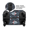 thumbnail image 4 of Balery Luggage Cover Shark Wearing Swim Ring Print Suitcase Covers for Luggage Elastic Washable Suitcase Protector Fits 18-32 Inch Luggage-Medium, 4 of 9