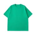 thumbnail image 3 of kpoplk Male Summer Beach Little Tree Print T Shirt Blouse Short Sleeve O Neck Tops T Shirt(Green,3XL), 3 of 4