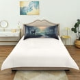 thumbnail image 6 of GZHJMY Deer by The River Satin Pillowcase for Hair and Skin, Soft and Cozy Cooling Smooth Pillow Cover with Envelop Closure, Queen Size 20x30in Home Decor, 6 of 7
