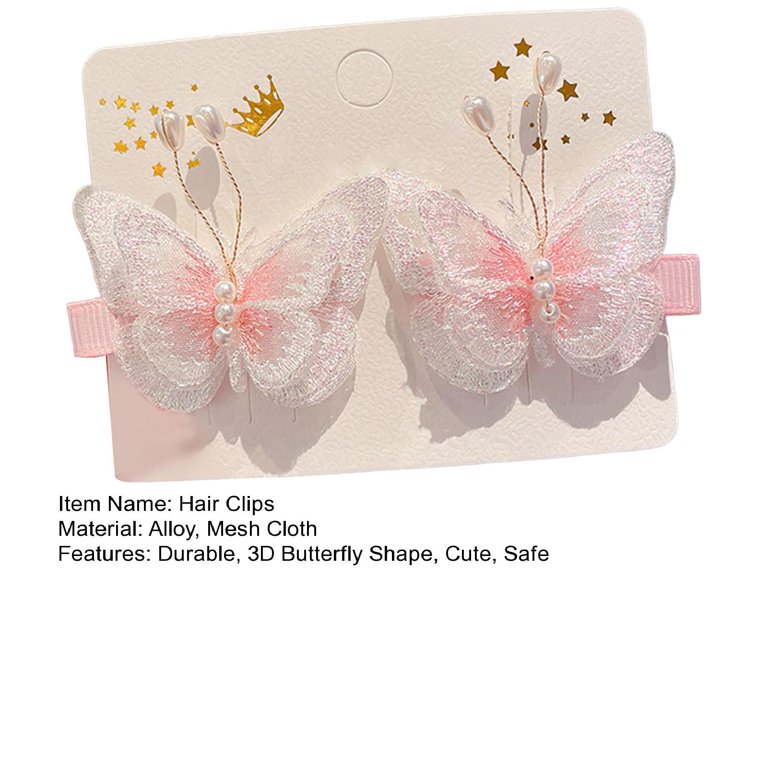 Harmtty Realistic Butterflies Hair Clip