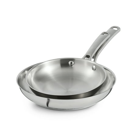 Calphalon Classic Stainless Steel 8-Inch and 10-Inch Fry Pan Set,