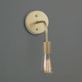 thumbnail image 3 of Better Homes & Gardens 1 Light Indoor Wall Sconce, Burnished Brass Finish, Bulb Not Included, 3 of 10