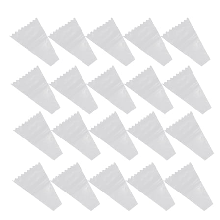 Toddmomy 100 Pcs Clear Bouquet Sleeves for Birthday Party Rectangular OPP Paper 19.5X13.6In