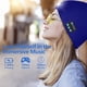 thumbnail image 2 of Gorro unisex con Bluetooth y luz LED, gorro de punto musical inalámbrico con auriculares estéreo para correr, senderismo y trotar (azul), 2 of 5