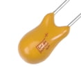 thumbnail image 3 of 4.7uF Tantalum Capacitor 35V 2 Pin Yellow Radial Dipped Tantalum Bead Capacitors 5pcs, 3 of 4