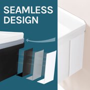 Tehila Wall Mounted Laundry Faucet Utility Sink with Drain Assembly Kit