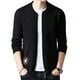thumbnail image 4 of Abrigos Cárdigan de punto de gran tamaño para hombre Suéter de moda coreano de manga larga de color sólido para hombres Reseñas de jerséis estéticos Estilo de ropa, 4 of 4