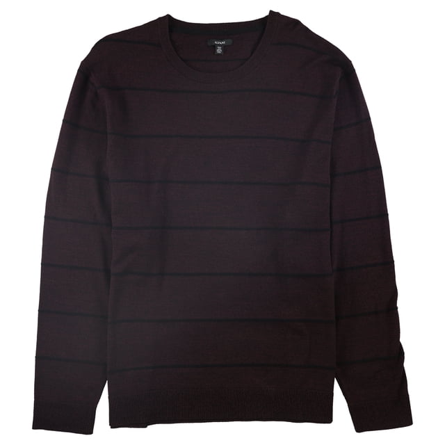 Alfani Mens Stripe Pullover Sweater, Red, X-Large