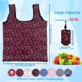 thumbnail image 2 of Sacs d'Épicerie Réutilisables Grands 50LBS Pliables Sacs de Courses en Nylon Lavables en Machine, 2 of 6