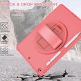 thumbnail image 5 of iPad 9th Generation Case 2021, iPad 7th/8th Generation Case 2019/2020, iPad 10.2 Case with Screen Protector Hand Strap Kickstand Pencil Holder-Pink, 5 of 5