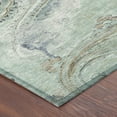 thumbnail image 3 of Addison Rugs Chantille Indoor/Outdoor Transitional Paisley Aqua Machine Washable Rectangle Rug, 9' x 12', 3 of 8