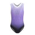 thumbnail image 1 of Ballet gymnastics suit sleeveless diamond dance practice pattern gradient body suit clothes dance clothes, 1 of 6
