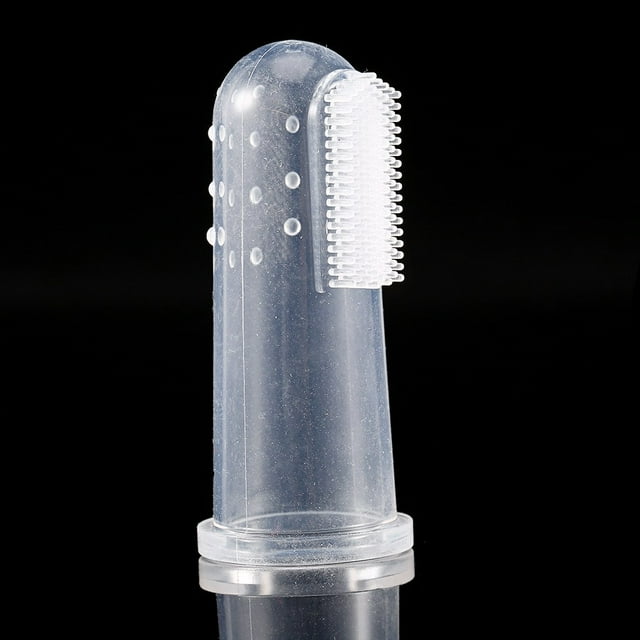 Suministros de limpieza bucal, cepillo de dientes de silicona suave para dedos, cepillo de dientes suave para dedos, acabado de lujo