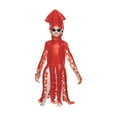 thumbnail image 2 of Disfraz de calamar para niños, disfraz rojo de animal marino para niños y niñas. L, 2 of 9