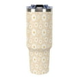 thumbnail image 4 of Daisy Gifts Tumbler for Women Girls, Stainless Steel 40oz Tumbler with Handle and Straw,White Daisy Flowers Cup Mug,Leakproof Water Bottle,Valentine's Day or Floral Lover Birthday Gift Idea(Yellow), 4 of 7