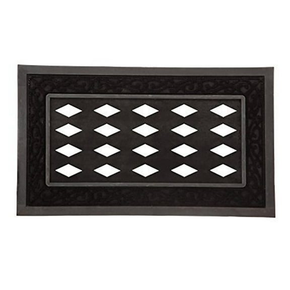 Evergreen Sassafras Decorative Mat Tray - Scroll Black