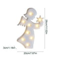 thumbnail image 3 of YOHAVEN Independence Day Cherubs Table Lamp Patriotic LED Lights, Red White Blue Festival Decorations For 4th Of July Memorial Day Wedding Birthday Holiday Party, 3 of 6